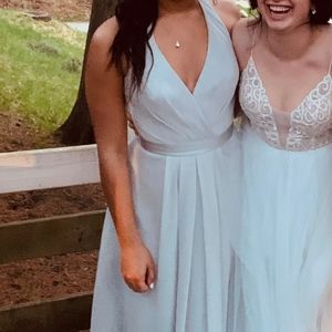 Gray Vera Wang Bridesmaid Dress